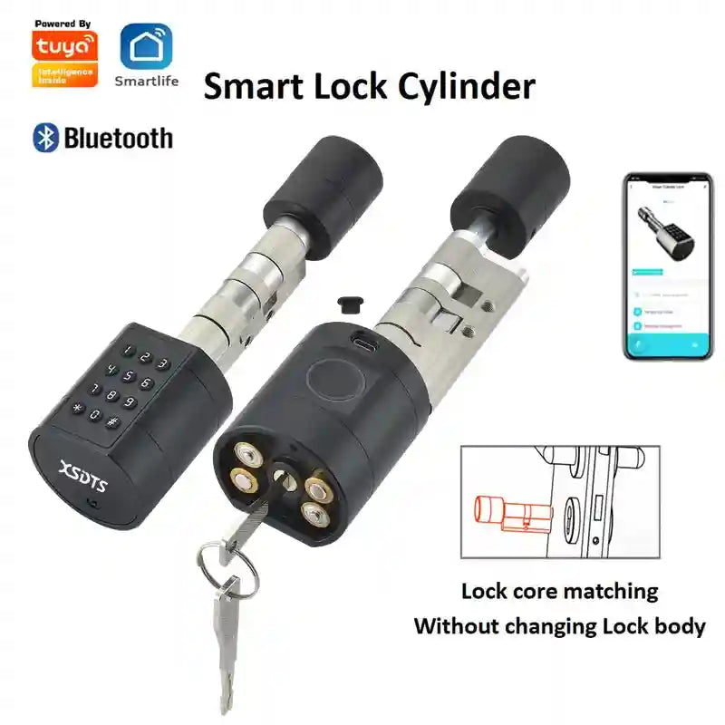 Fingerprint Door Lock: Smart Keyless Entry & App-Controlled Security Tidesmit