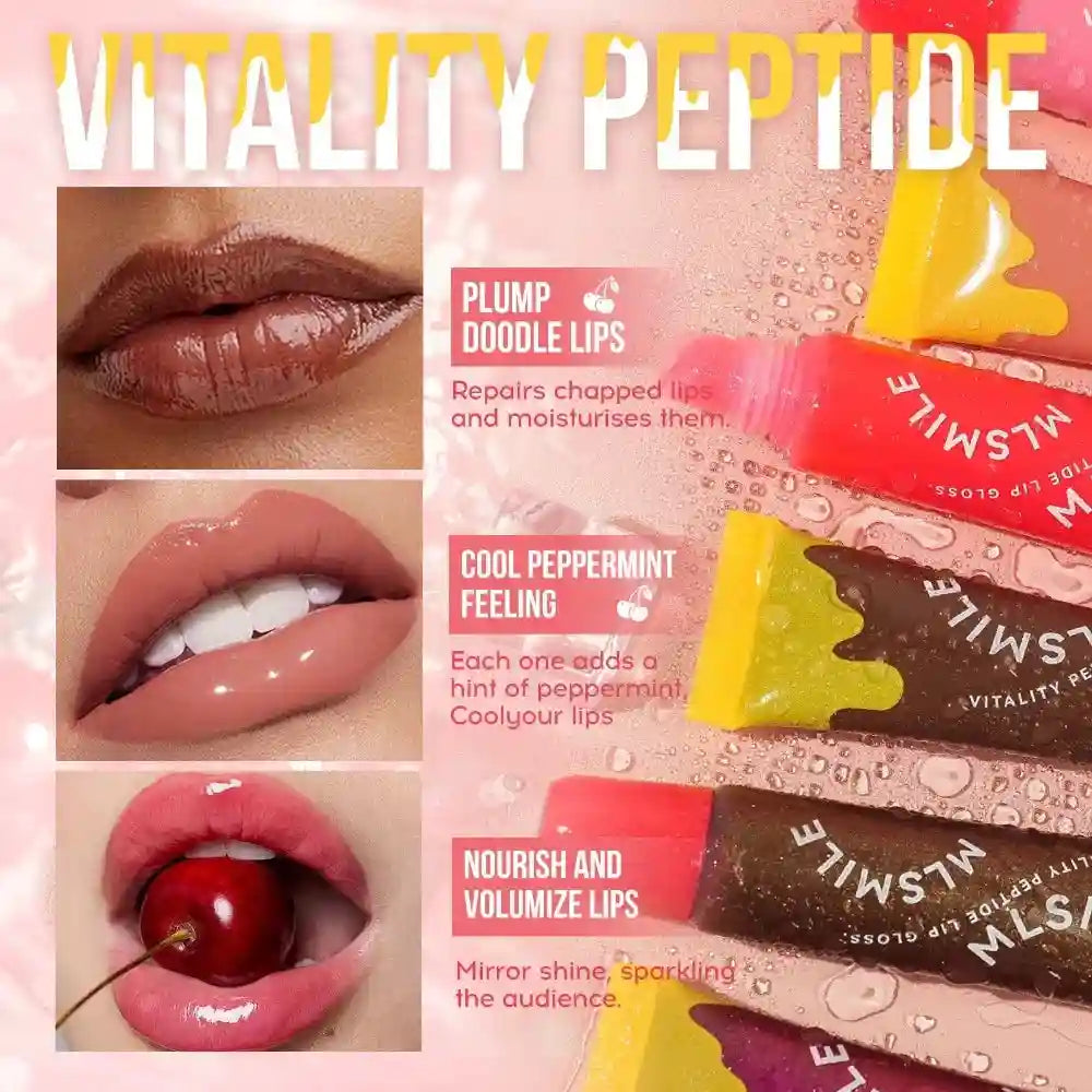 Plumping Lip Gloss Tint - Moisturizing Lip Care by Tidesmit Lip Care Tidesmit