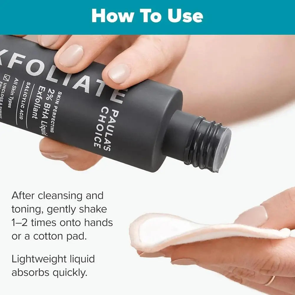 2% Salicylic Acid Exfoliant for Acne Treatment & Oil Control 118ml Scrubs Treatments Tidesmit
