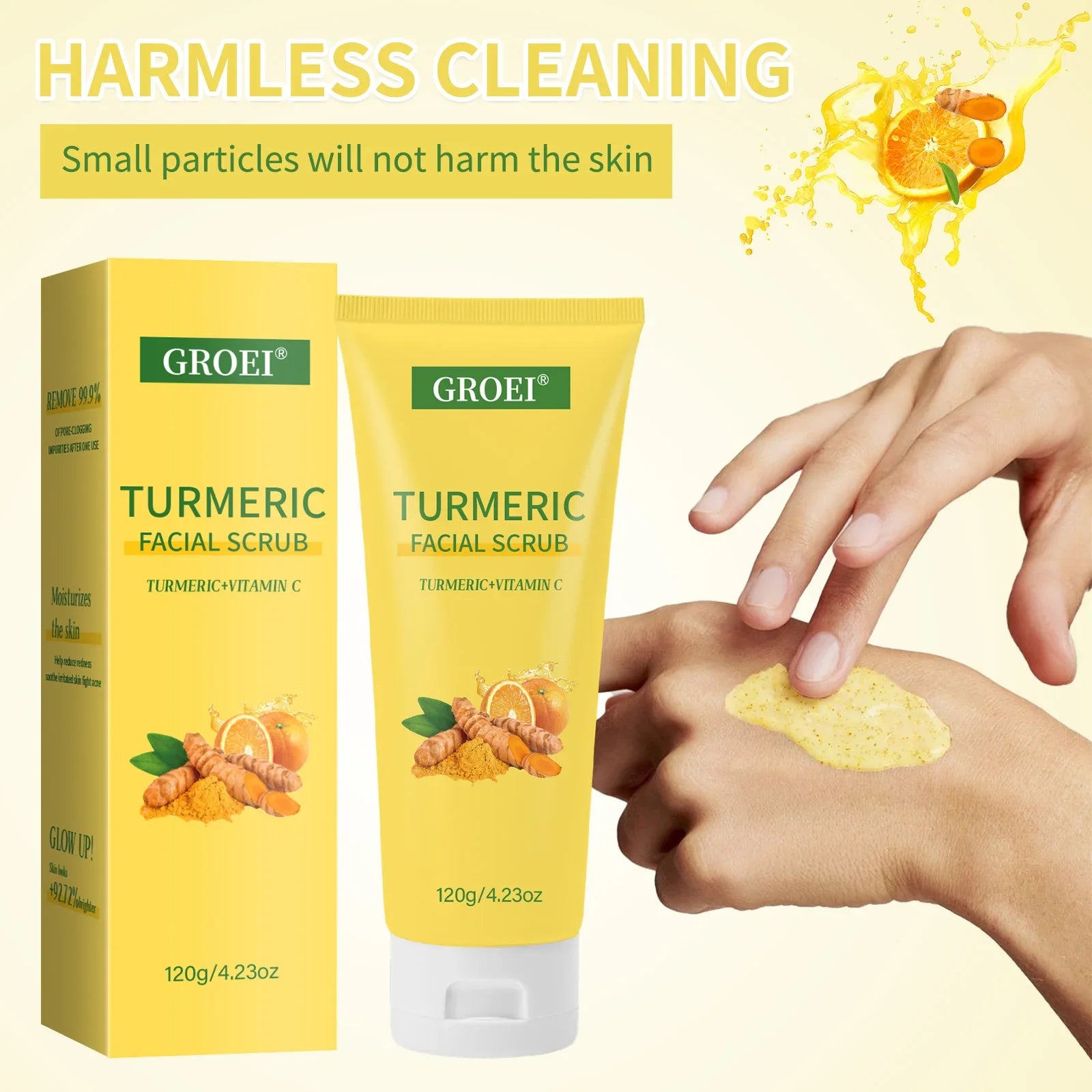 Turmeric Brightening Gel | Pore Minimizing Treatment 120g Scrubs Treatments Tidesmit