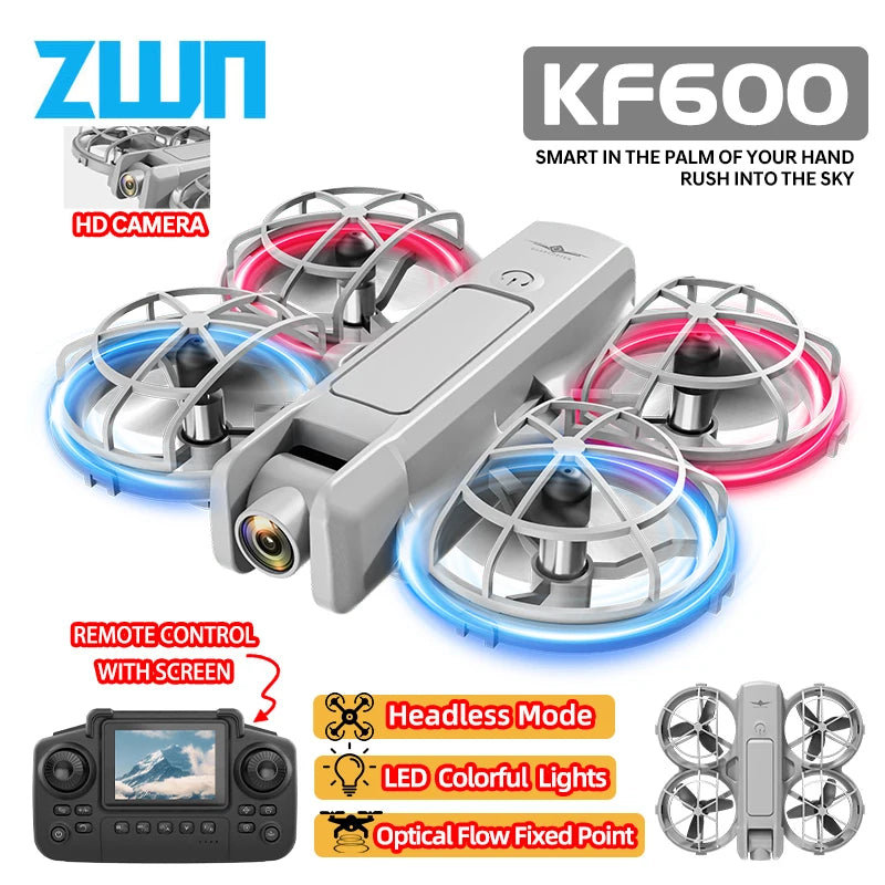 Mini RC Camera Drone with HD Lens & 3D Stunt Flight Modes Tidesmit