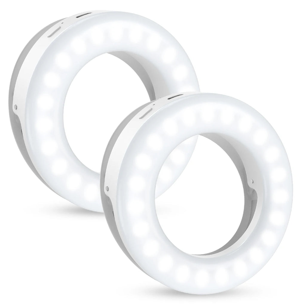 Selfie Ring Light Rechargeable LED for Phone & Laptop | Tidesmit Tidesmit