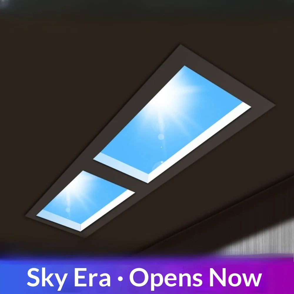 Smart Sky LED Ceiling Lamp Ultra Thin Artificial Sun Blue Sky Light PC Aluminum Simulated Daylight Kitchen Bathroom Home Decor