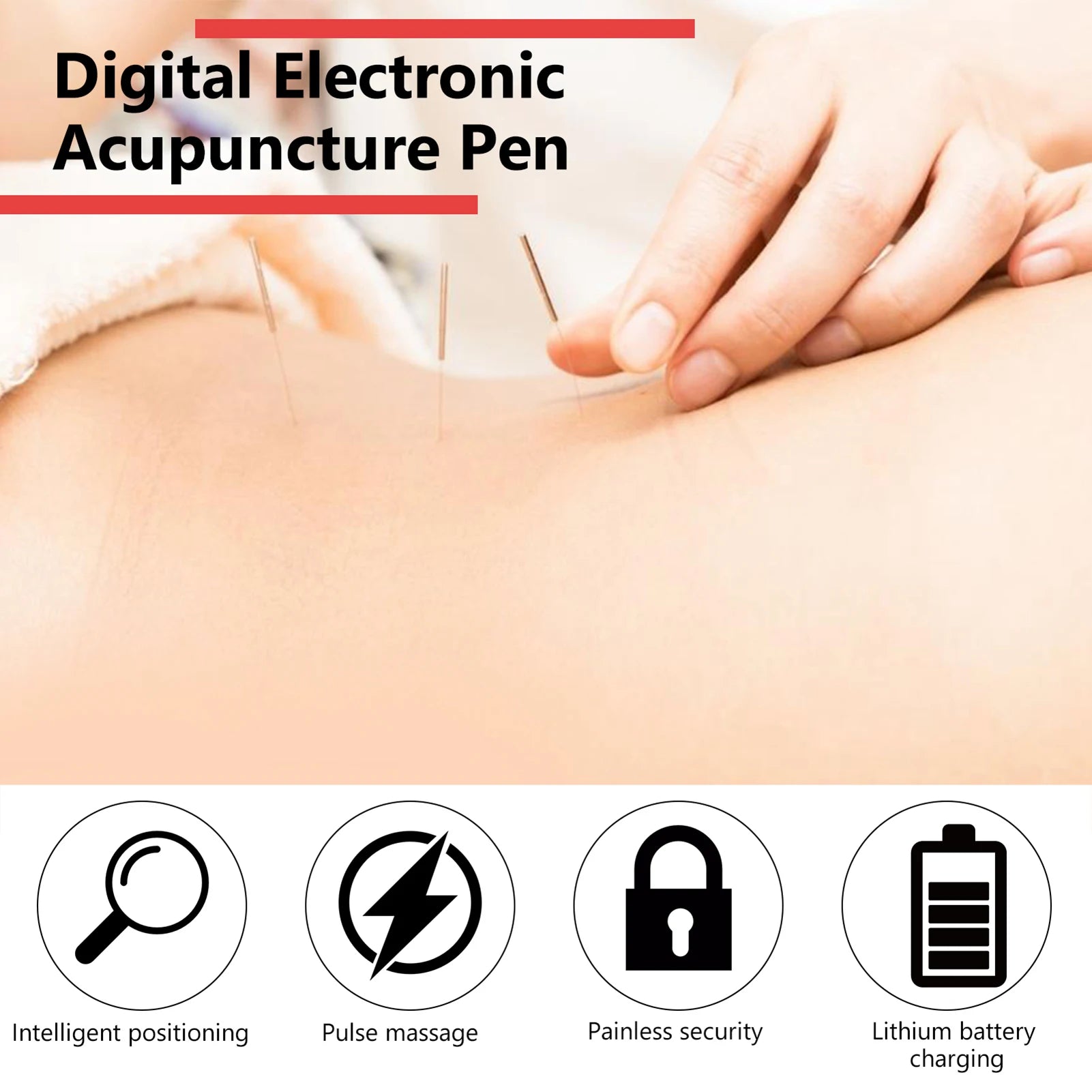 Acupuncture Pen Electronic Massager for Targeted Muscle Relief (1 pcs) Body Shaping Massage Equipment Tidesmit