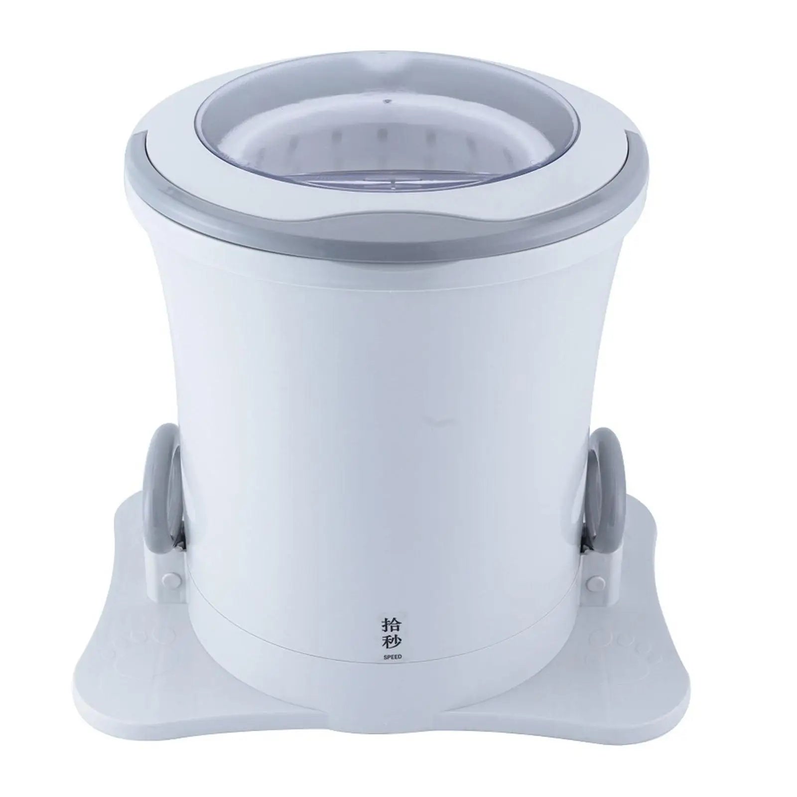 Tidesmit portable laundry dryer showing compact side profile and foldable design features for travel and apartments