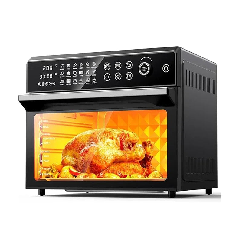 OEM 30L 18-in-1 Electric Air Fryer Oven Toaster Oven Combo 13inches Pizza Roast Oven With 4 Accessories For Household Use