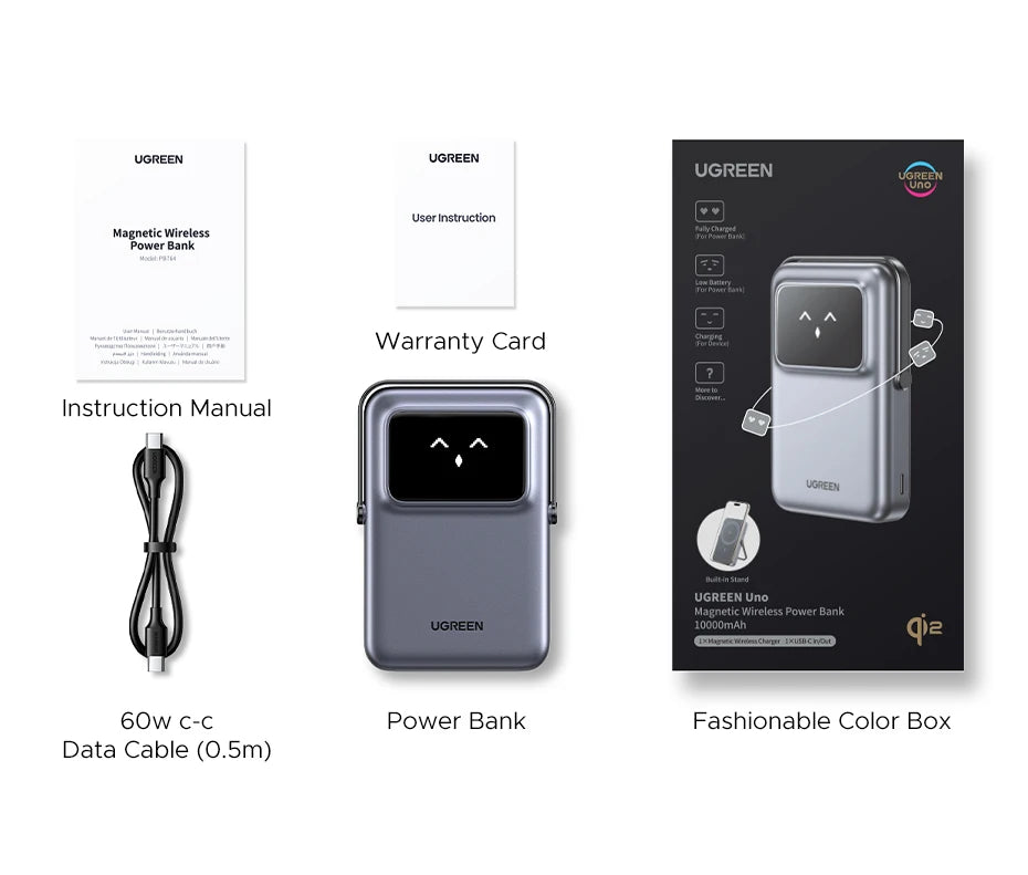 Magnetic Wireless Power Bank 10000mAh PD Fast Charger for iPhone Tidesmit