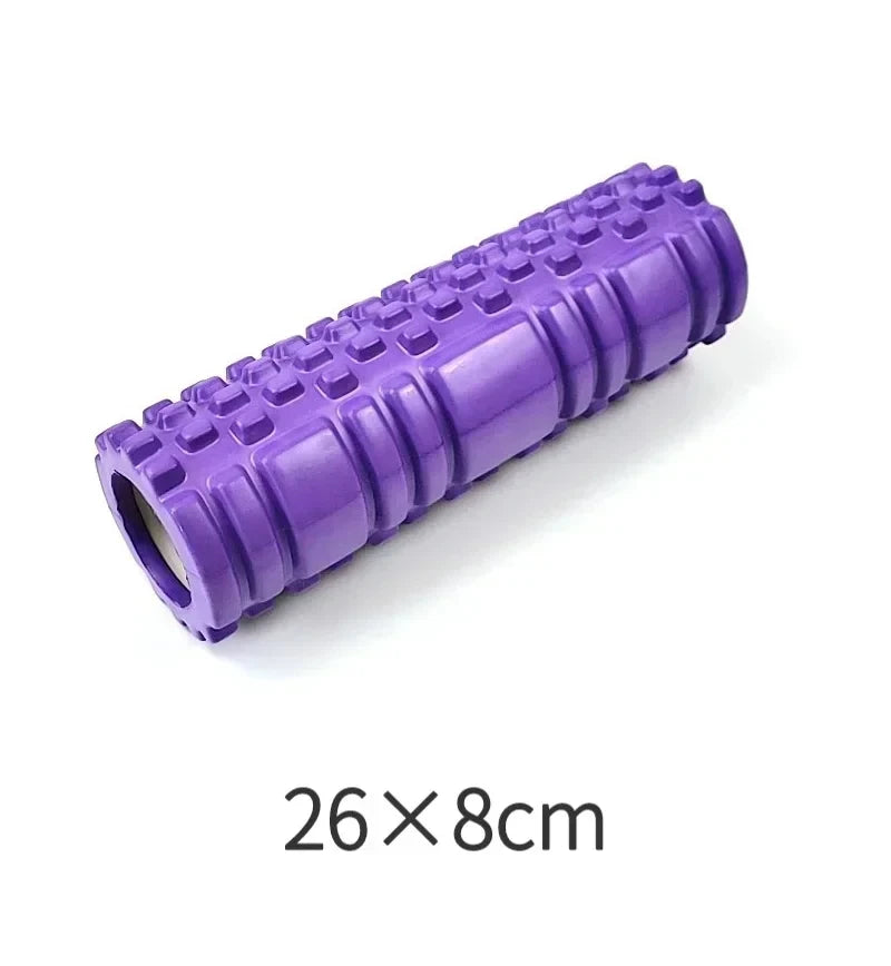 Foam Massage Roller for Back Pain Relief | Deep Tissue Recovery Tool Back Massage Instrument PURPLE Tidesmit