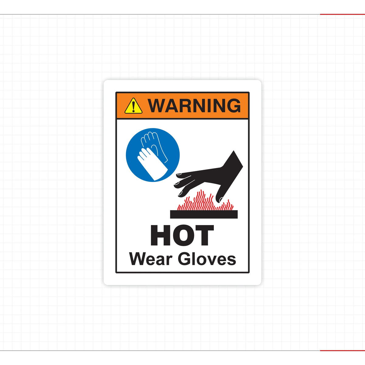 Mechanical Hazard Warning Decal Broken Saw Blade Cuts Risk Safety Sign - Angle/Detail 7