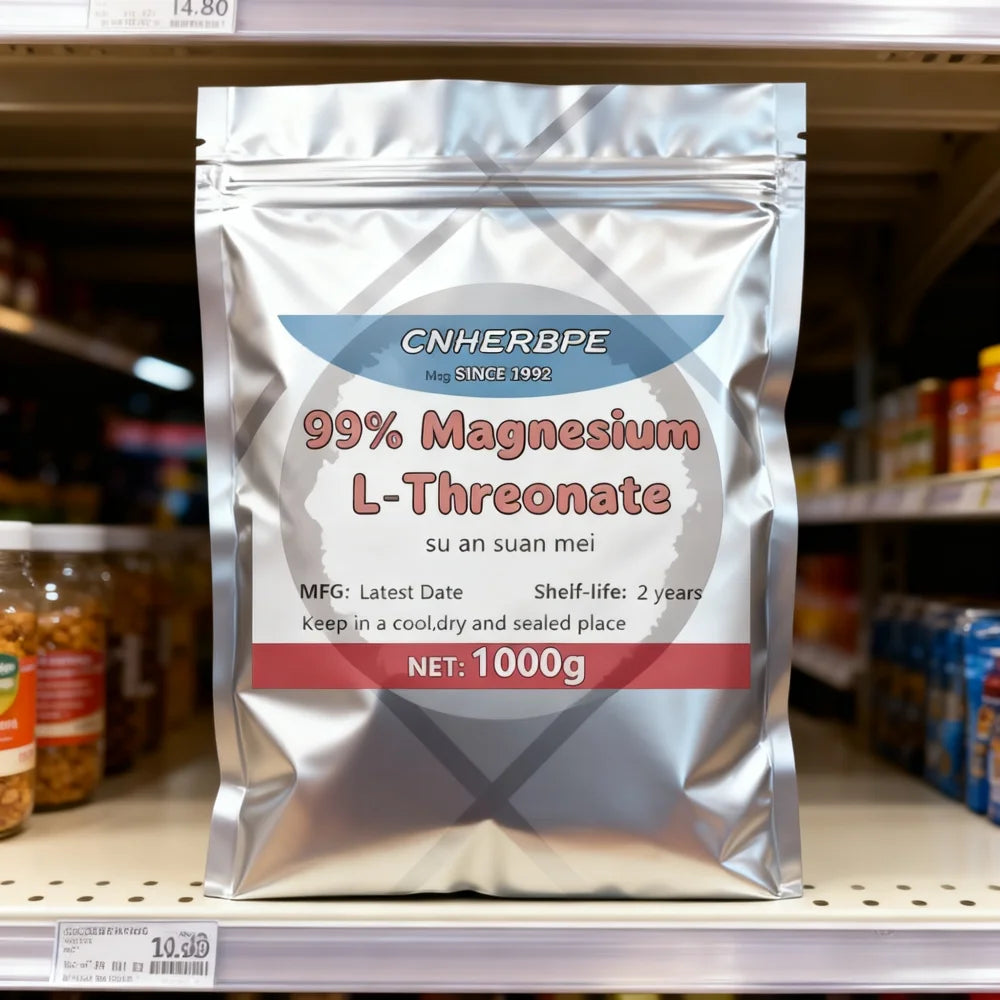 Global AliExpress Official Designated Direct Sales Top Product 99% Magnesium L-Threonate Customized Packaging Fast Delivery
