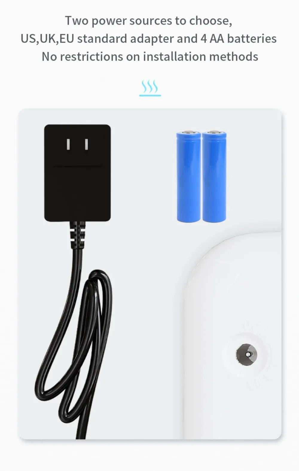 Wall Mounted Aroma Diffuser   Air Freshener Waterless Fragrance Diffuser Bluetooth Control Battery Scent Diffuser for Home
