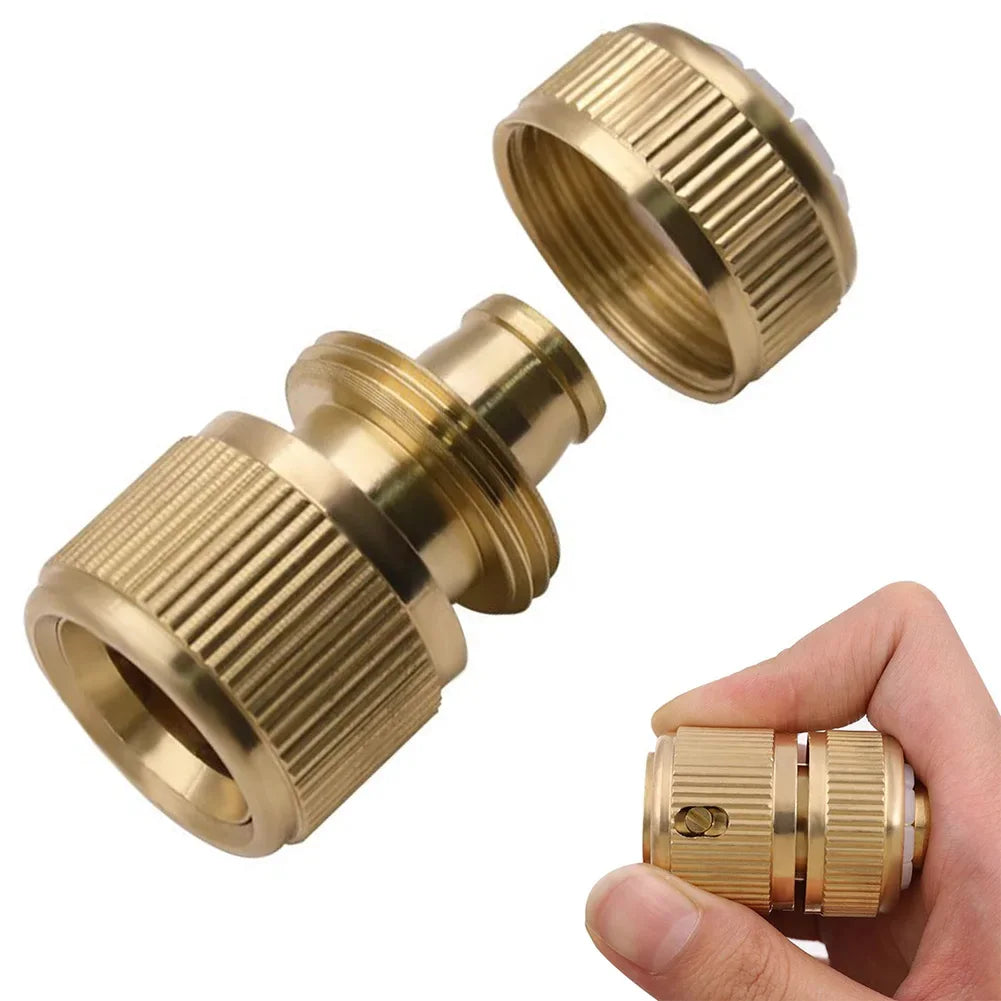 4-way Water Quick Connector High Pressure Quick Coupling For Car Washer Water Gun Adapter Joints Garden Irrigation 2027