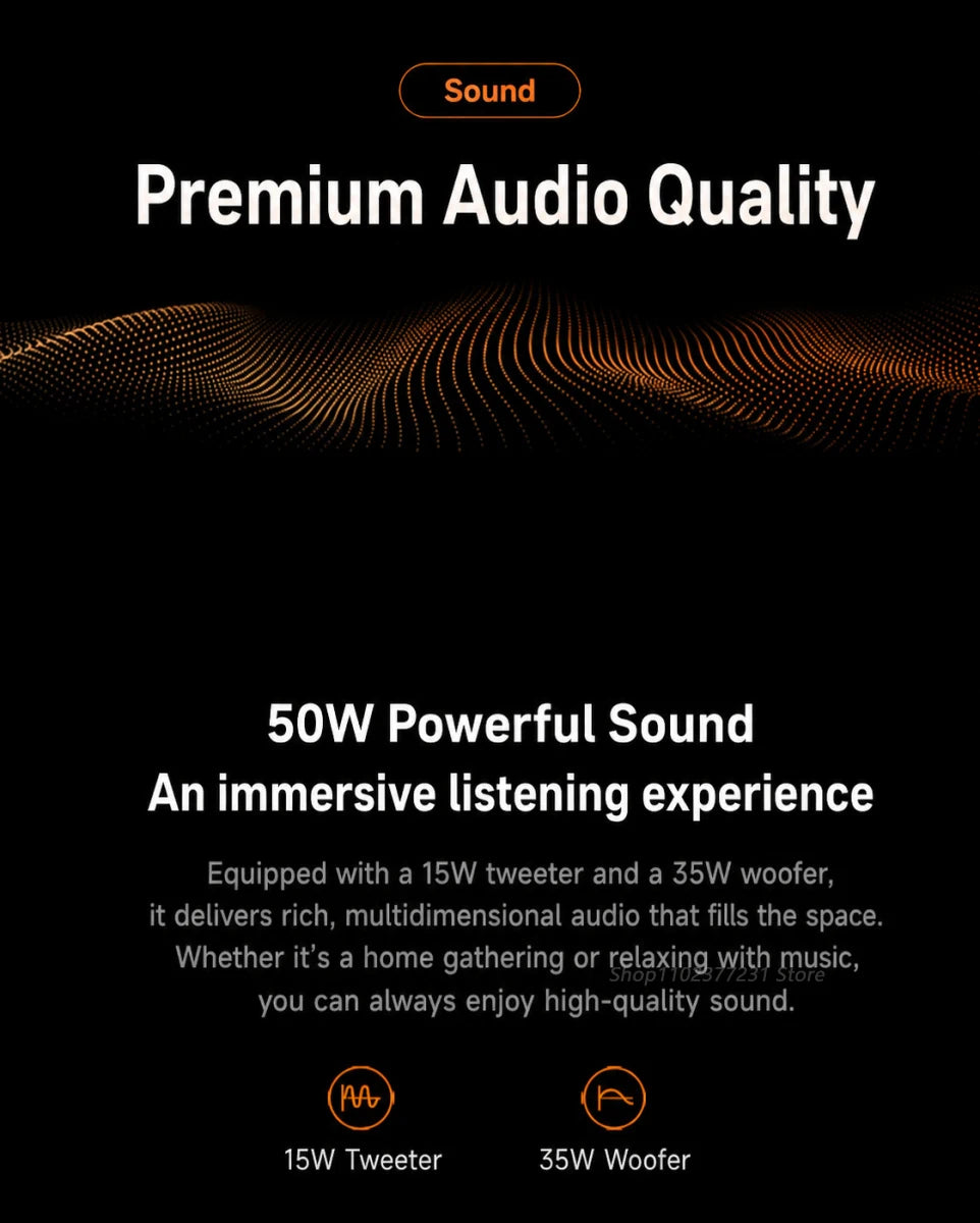NEW Xiaomi Bluetooth Speaker Pro TWS Stereo Speaker IP67 Waterproof Bluetooth 5.4 Harman AudioEFX Combo 50W Portable Speaker CN