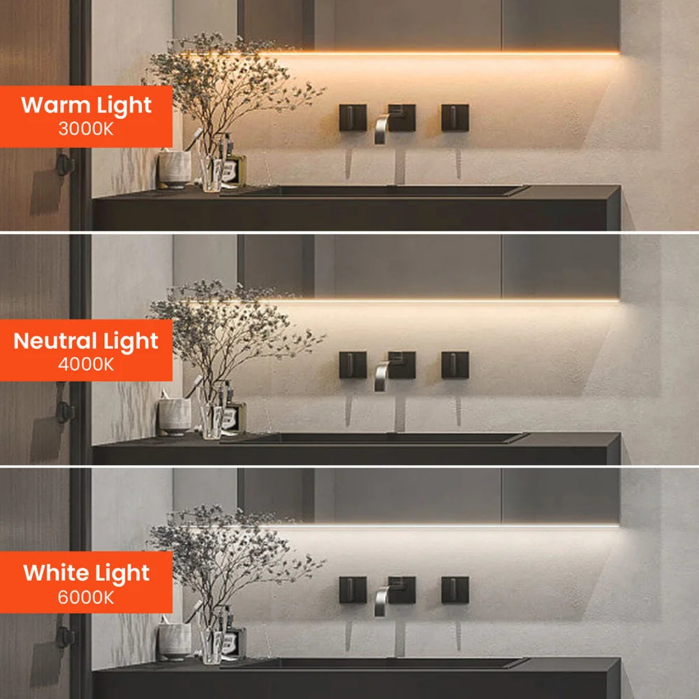 220V COB LED Neon Strip Light Wall Touch Wifi Bluetooth 23key Remote Control Power Kit Dimmable 288 LEDs Flexible Silicone Lamp