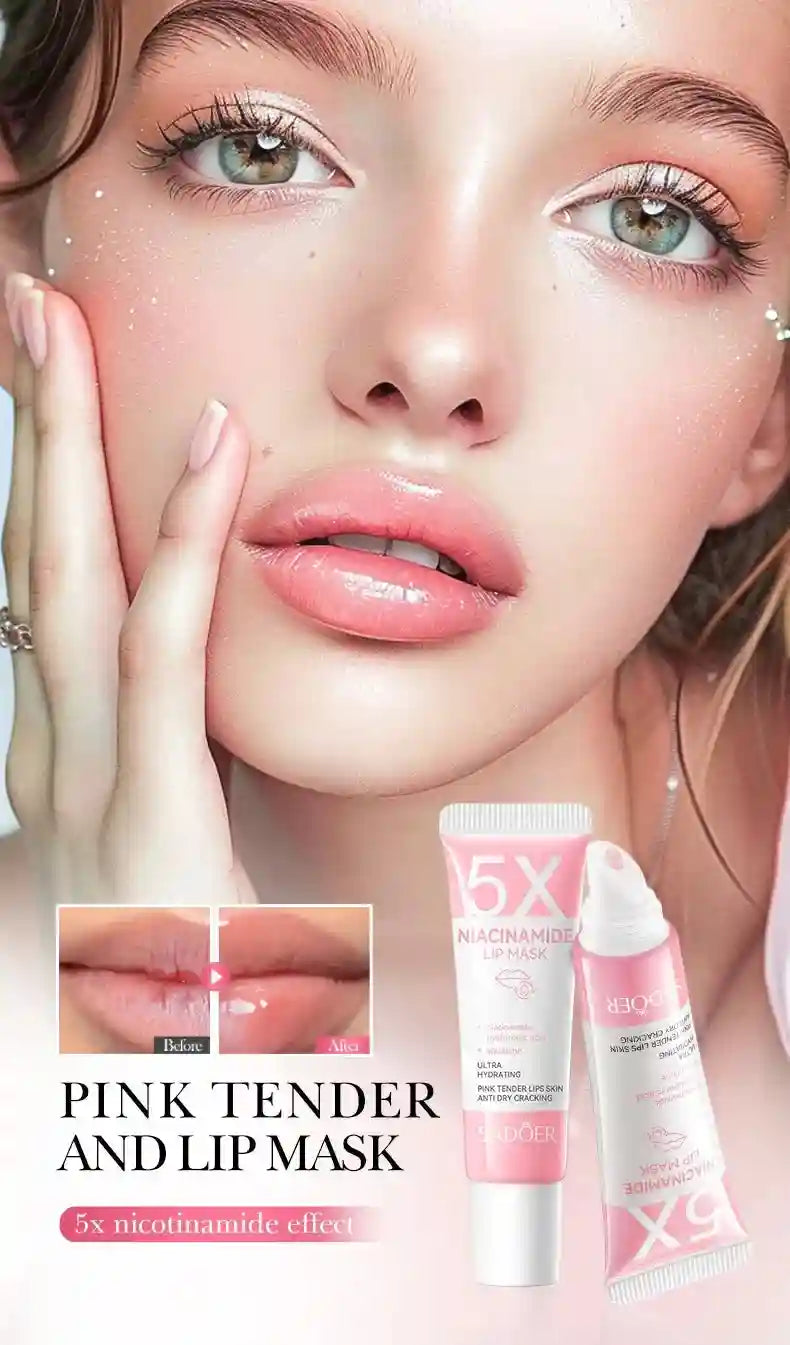 Niacinamide Plumping Lip Mask - Nourishing 10g Lip Treatment Lip Care Tidesmit
