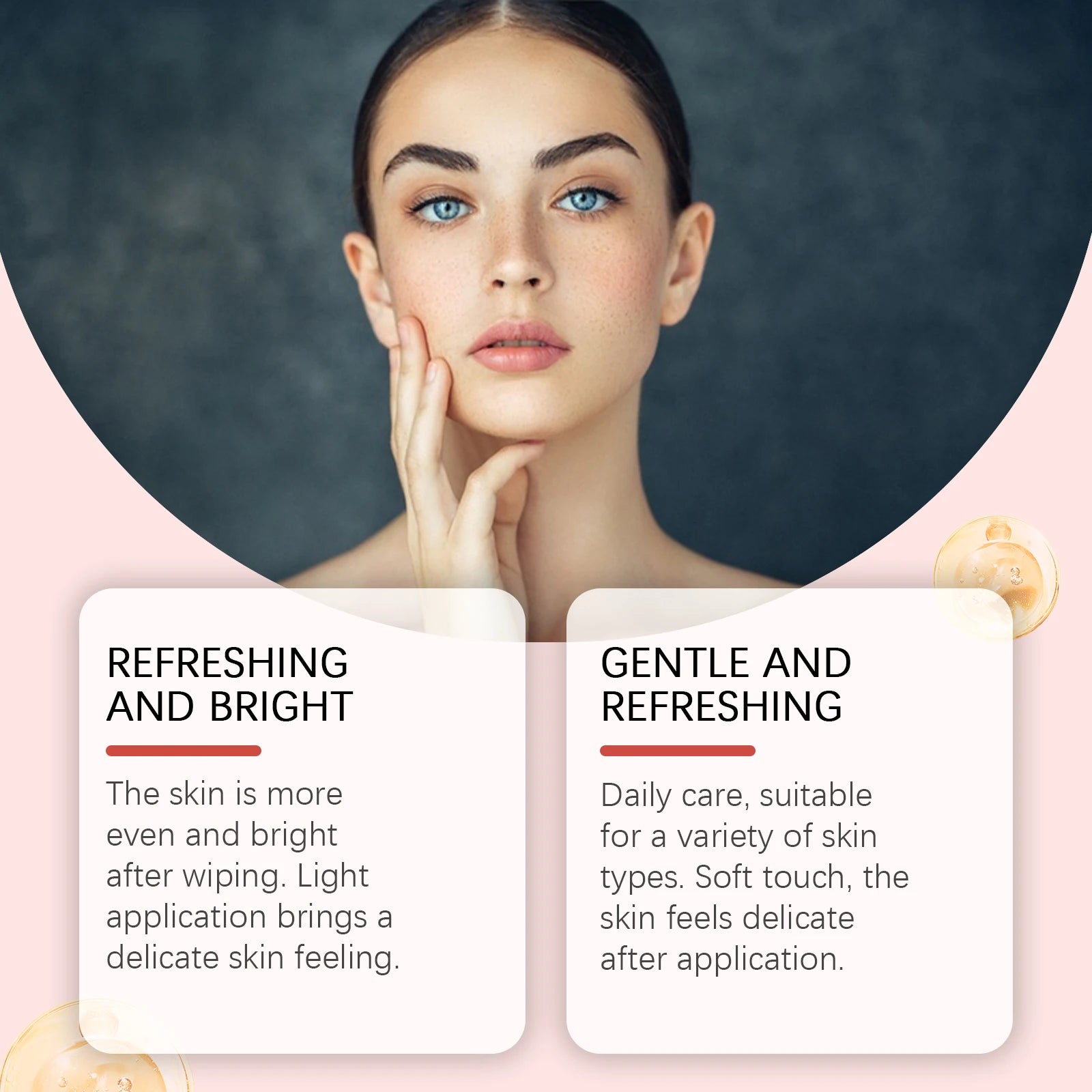 Succinic Acid Peeling Pads - Gentle Exfoliating Facial Treatment Scrubs Treatments Tidesmit