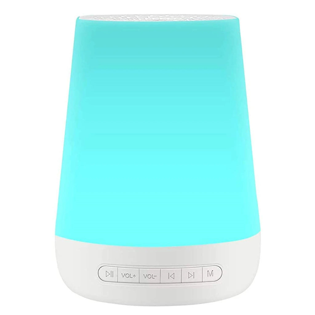 MBZ085 White Noise Machine Baby Sleep Sound Machine Colorful Night Lights 28 Soothing Sounds with 3.5mm Headphone Jack