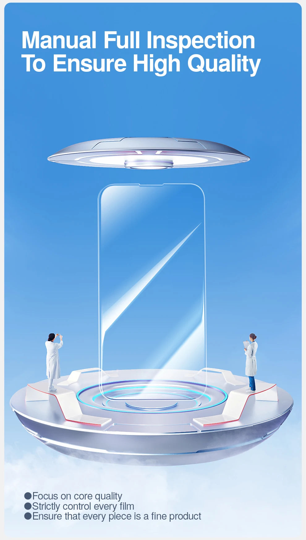 SmartDevil 1/2 PCS Dust-free Box Screen Protector for iPhone 17 Pro Max 17 Pro HD Tempered Glass Film for iPhone 17 Anti-scratch AE Tidesmit