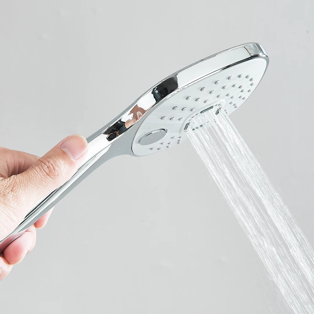 Rain Shower System With Handheld Shower Without Mixer For Bath Shower Wall Mounted Hot Cold Shower System for Bathtub