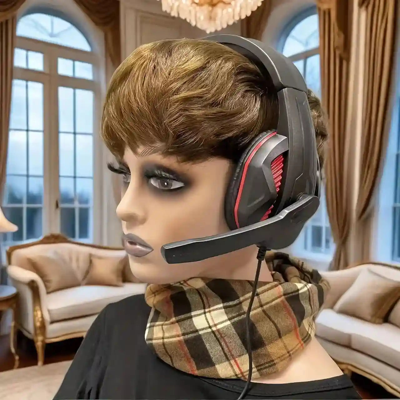 Gaming Headset with Mic | Deep Bass Over-Ear Wired Audio by Tidesmit Tidesmit
