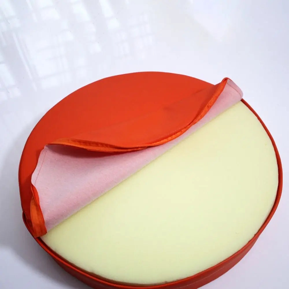 Simple Japanese Style Leather Round Cushion Thicken Soft Floor Cushion Waterproof Meditation Window Pillow for Home