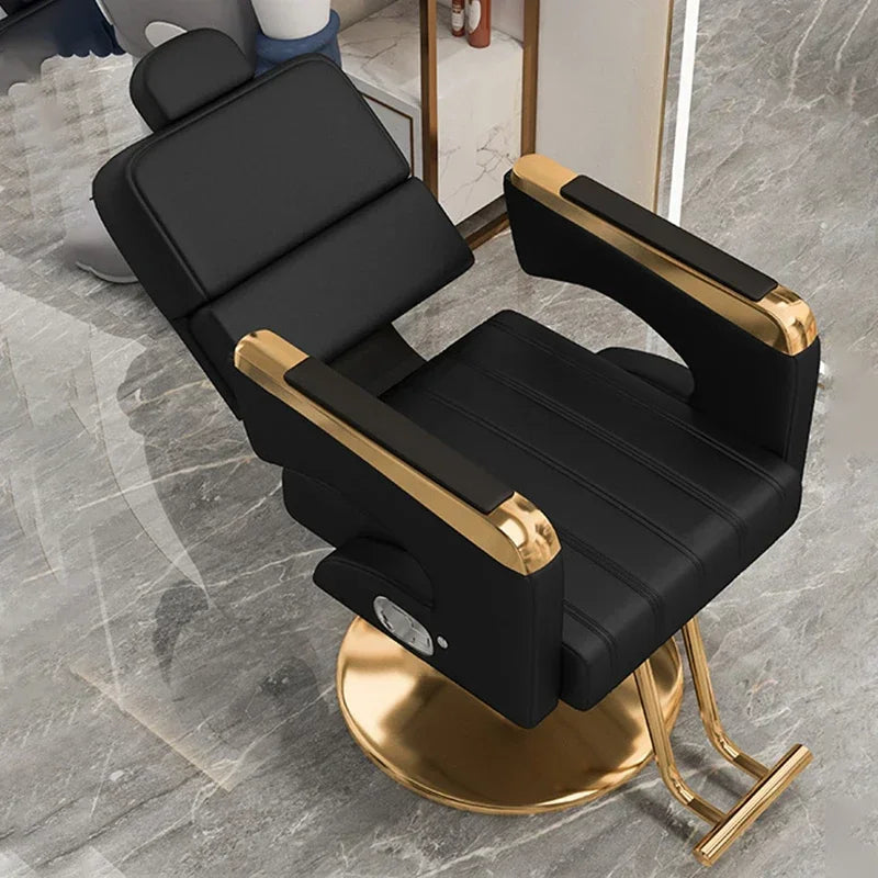 Barber Chair 360° Hydraulic Reclining Salon Station - Durable EU Design Massage Chairs Style-7 Tidesmit