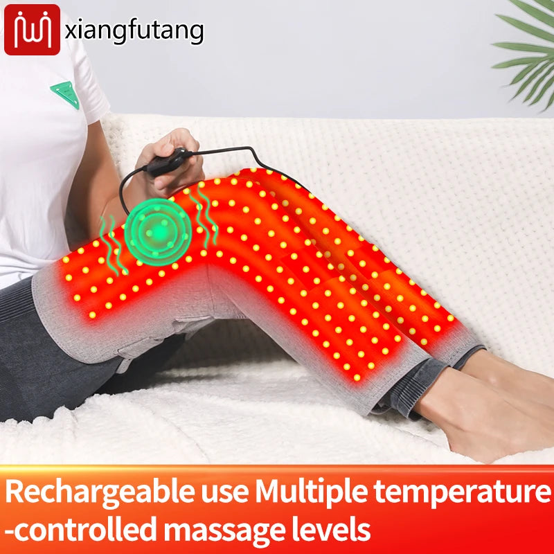 Red Light Therapy Knee Brace for Joint Pain - 24V Heating Massage Pad Massage Cushion Tidesmit