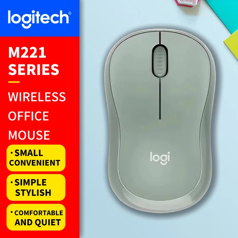 Logitech (M) Series Wireless Wired Office Mouse for Laptops, Quiet and Portable for Business and Home Use M650 M350 M350P M185