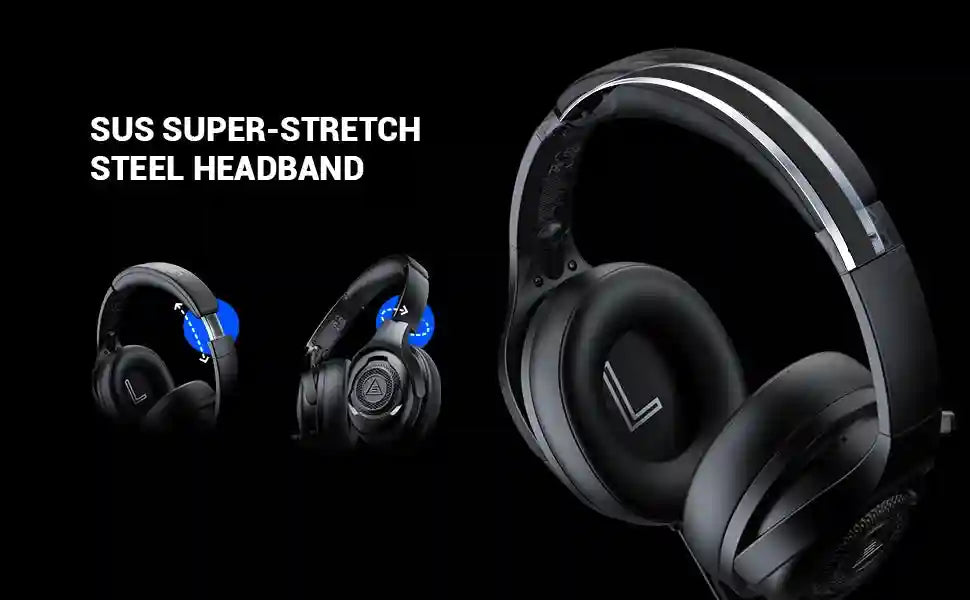 Gaming Headset with Microphone - Over-ear Wired Stereo for PC and PS5 Tidesmit