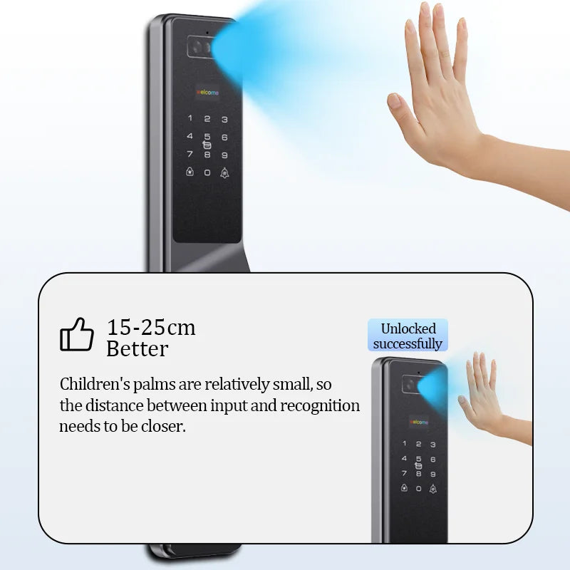Tuya Smart Lock With Camera, Password, And Facial Recognition Unlocking - Remote Unlocking Smart Intelligent Lock