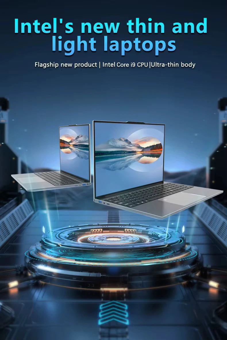 2026 Windows 11 Pro 15.6 inch Laptop Intel Core i9-10980HK Fingerprint UnIock Notebook 16GB RAM 1TB/2TB SSD Office game Laptops