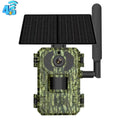 EU 4G Cellular 2K Battery Solar PIR Motion Activated Wildlife Hunting Trail Camera IP65 Outdoor Night Vision No Red Exposure