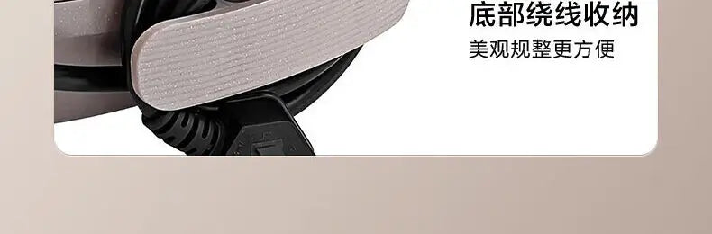 Electric pressure cooker base with cord storage area for tidy cable management