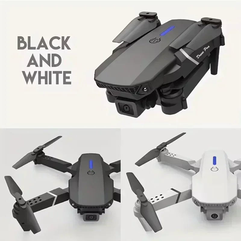 4K WiFi FPV Camera Drone - Foldable RC Quadcopter with HD Lens Tidesmit