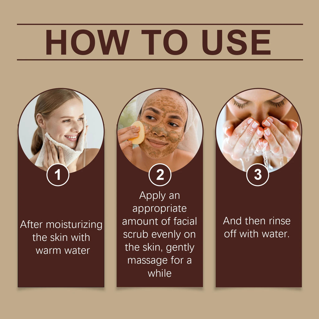 Honey Brown Sugar Scrub: Exfoliating Cream for Refined Pores (30g) Scrubs Treatments Tidesmit