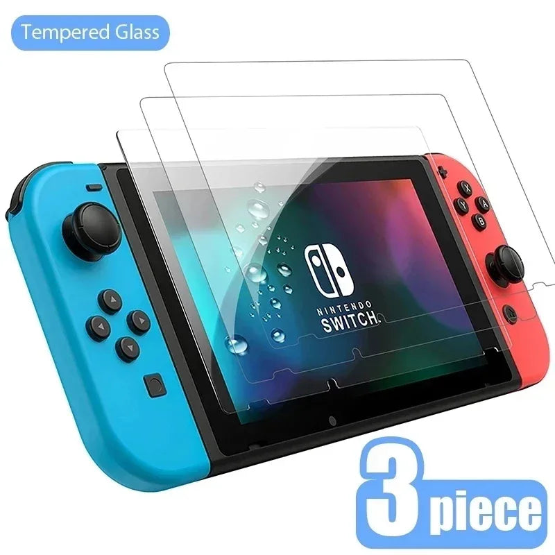 Nintendo Switch Screen Protector - 9H Tempered Glass Anti-Scratch Film Tidesmit