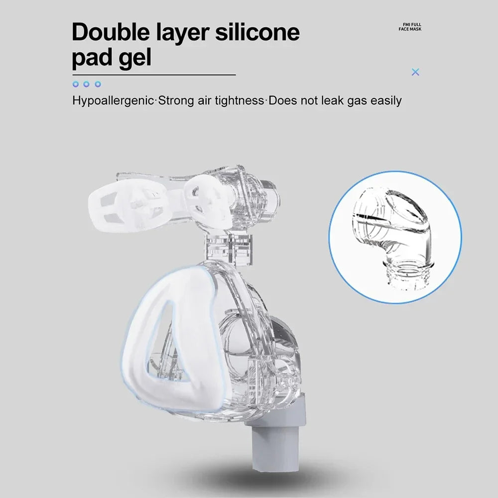 Resoxy CPAP Nasal Mask M / Lsize Light Cpap Nasal Mask Silicon Material Comfort Nazal Mask for Auto CPAP Sleep Snoring Apnea