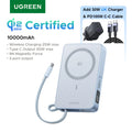 10000mAh Magnetic Power Bank 25W Fast Charger for iPhone 17 by Tidesmit Add 30W UK Charger Tidesmit
