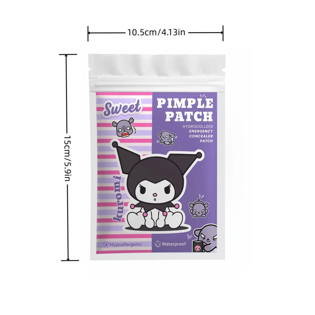 100PCS hello kitty Acne patches, facial acne patches, hydrogel acne removal patches, concealer
