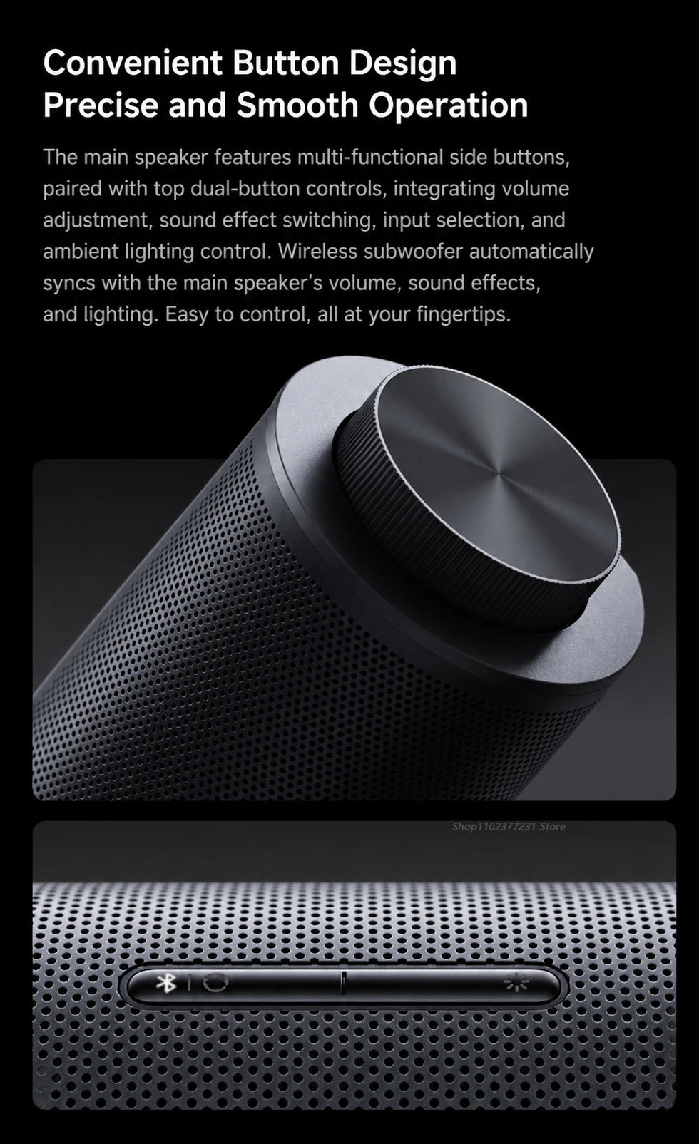 NEW Mijia REDMI Computer Speaker 2 Pro Set Four-Unit Two-Channel Stereo RGB Ambient Light Bluetooth 5.0 Built-in Microphone CN