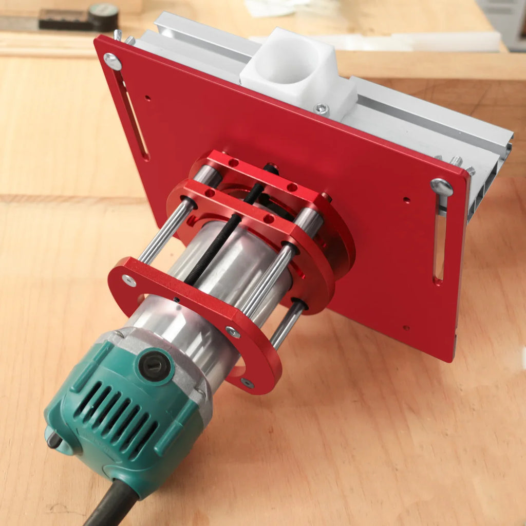 New Router Table Insert Plate Set, Router Lifts for Router Table Insert Plate for Woodworking Slotting Trimming Chamfering Table