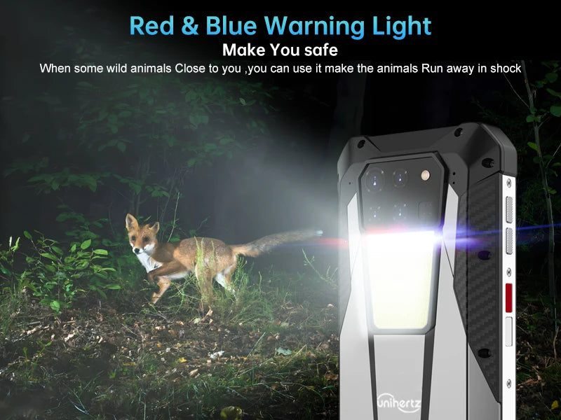 Unihertz 8849 Tank 3 by Smartphone 5G 32GB+512GB  200MP 120Hz 23800mAh 120W Charger Cell Phone Dimensity 8200 Mobile Phone - Tidesmit