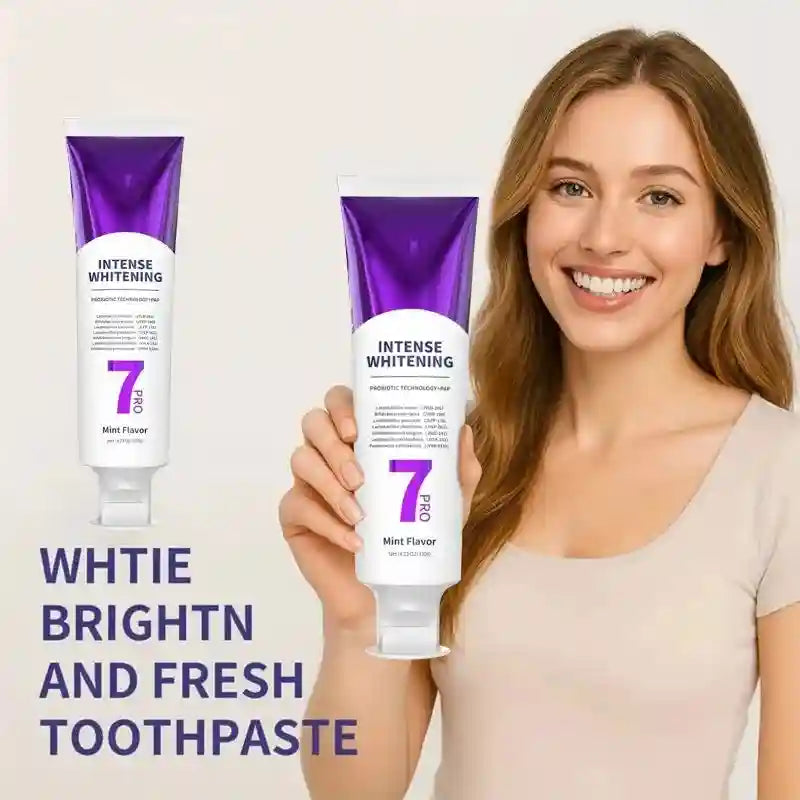 Tidesmit 7D Probiotic Advanced Whitening Toothpaste for deep cleaning and fresh mint breath