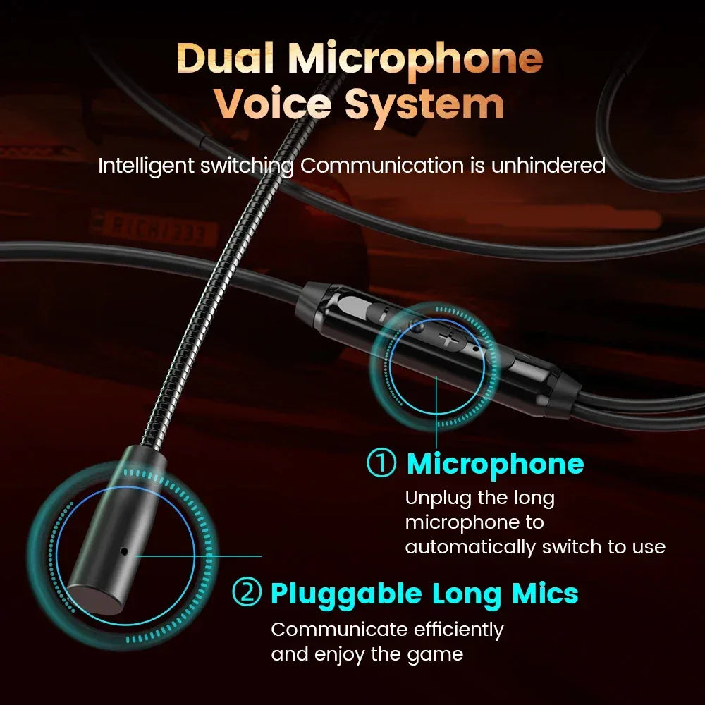 Wired In-Ear Headphones with Dual Microphone - Tidesmit 90° Elbow Tidesmit