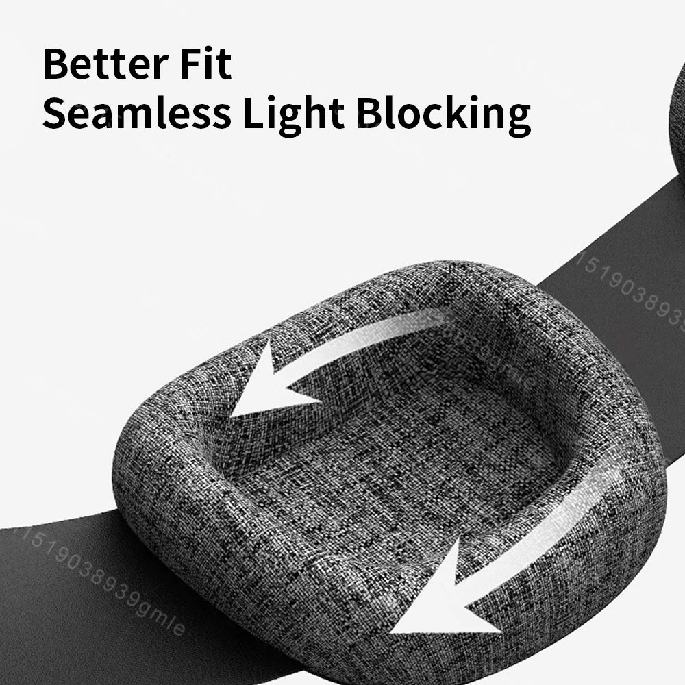 Adjustable 3D Sleeping Eye Mask - Ergonomic Light Blocking Aid Tidesmit
