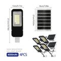 4 sets 4000mAh- Outdoor solar street lamps, commercial area lighting fixtures, wall lights, with automatic sensor switches