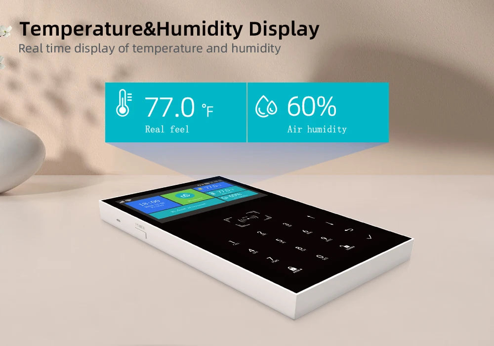 WiFi GSM Smart Home Alarm Security Kit - Tuya App Controlled System Tidesmit
