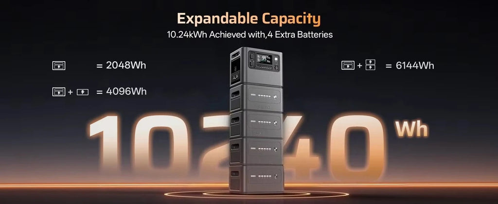 Aferiy  AF-P280-B 4 Times 2048Wh Lfepo4 Heavy Duty Solar Generator Vice Packs Storage System Expandable Battery Sea freight