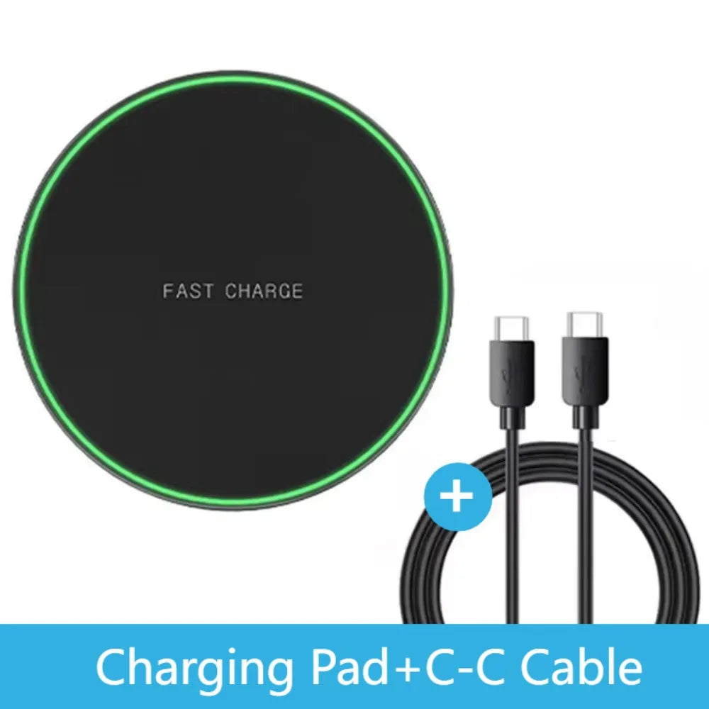 Wireless Charger Pad - Qi Certified Fast Charging Station Tidesmit