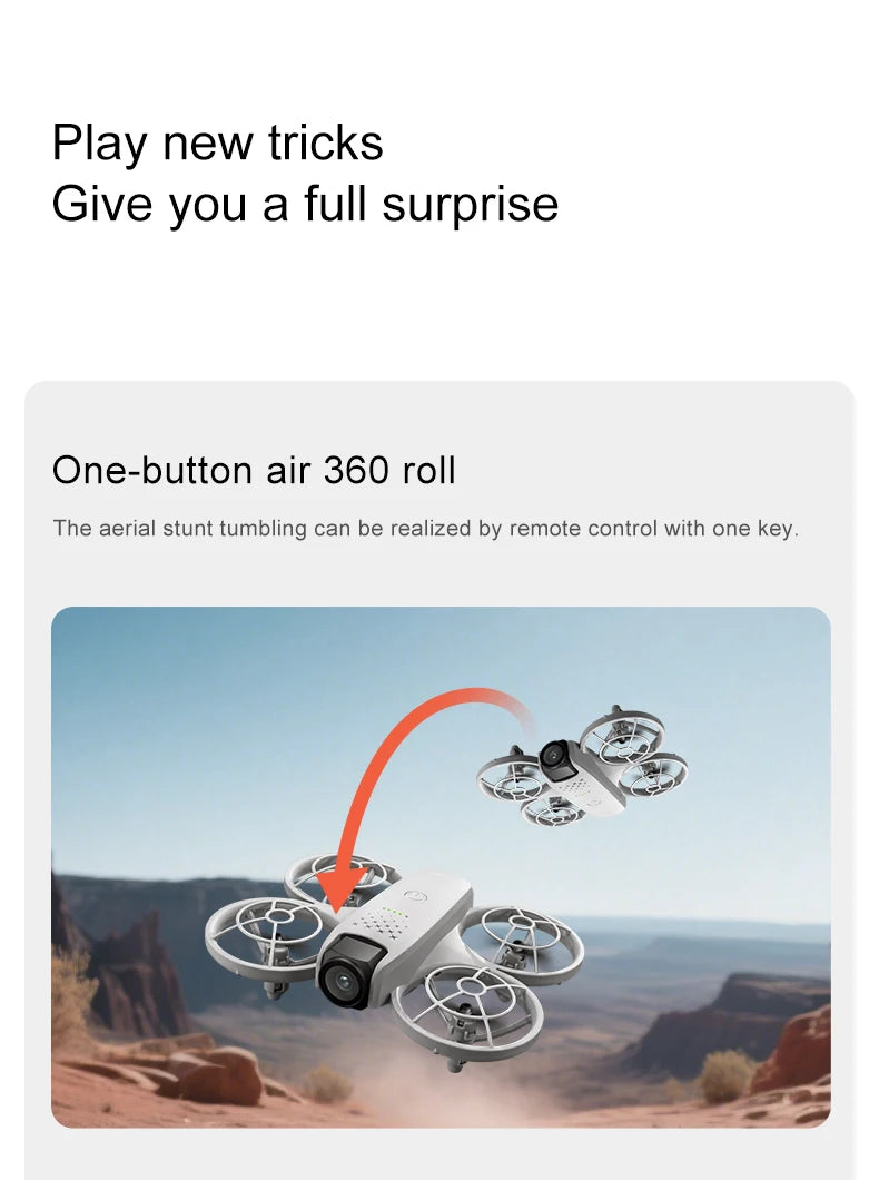 GPS Drone with 8K Camera - Foldable Aerial Quadcopter by Tidesmit Tidesmit